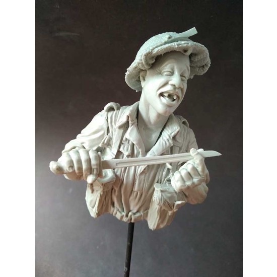 1/9 New Zealand Army Maori Battalion Infantry in North Africa (resin bust) 1/9 New Zealand Army Maori Battalion Infantry in North Africa (resin bust)