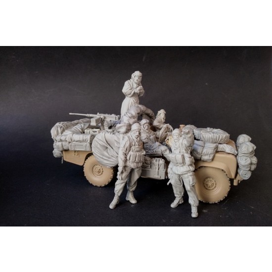 1/35 Gulf War SAS Troop for Accurate Armour #009 kit (5 figures w/stowage set) 1/35 Gulf War SAS Troop for Accurate Armour #009 kit (5 figures w/stowage set)