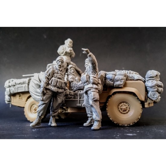 1/35 Gulf War SAS Troop for Accurate Armour #009 kit (5 figures w/stowage set) 1/35 Gulf War SAS Troop for Accurate Armour #009 kit (5 figures w/stowage set)