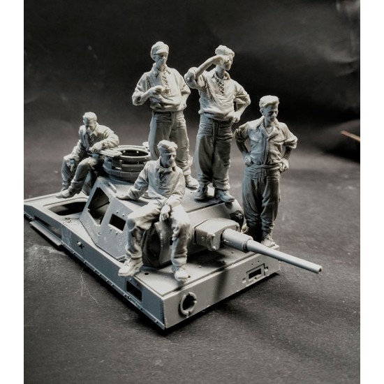1/35 Viking Division Tank Crews for Panzer III, Eastern front (5 figures) 1/35 Viking Division Tank Crews for Panzer III, Eastern front (5 figures)