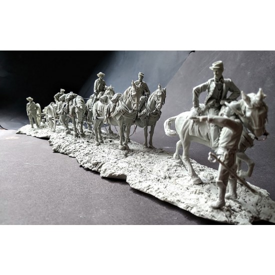 54mm Confederate Artillery Team during the ACW 54mm Confederate Artillery Team during the ACW