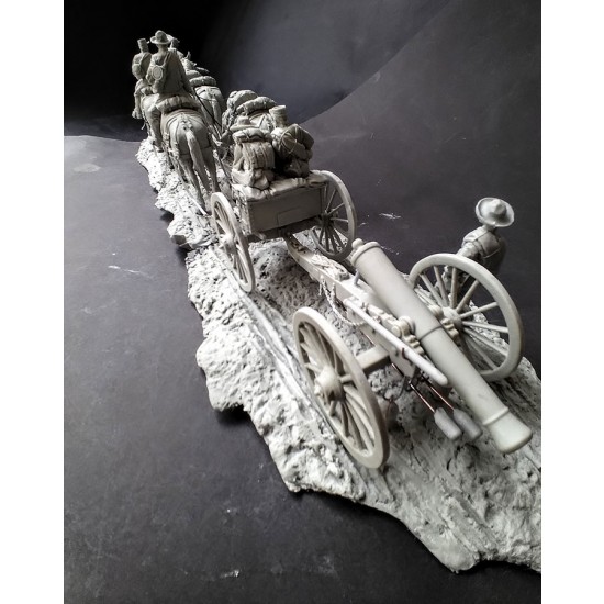 54mm Confederate Artillery Team during the ACW 54mm Confederate Artillery Team during the ACW