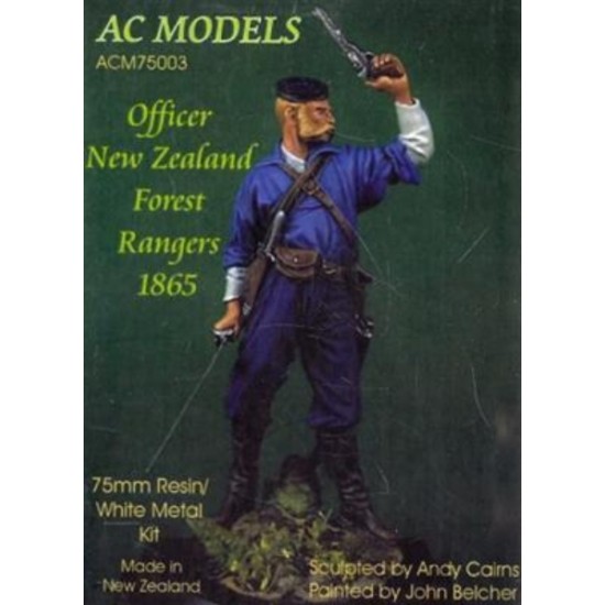 1/24 (75mm) New Zealand Forest Ranger Officer 1865 (1 Resin Figure) 1/24 (75mm) New Zealand Forest Ranger Officer 1865 (1 Resin Figure)