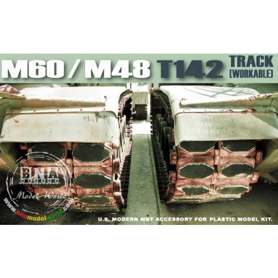 1/35 US Modern MBT M60/48 T142 Track Late Type (Workable) 1/35 US Modern MBT M60/48 T142 Track Late Type (Workable)