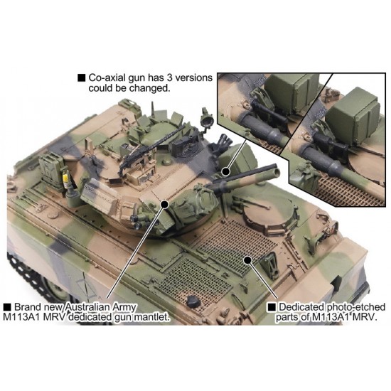 1/35 Australian Army M113A1 MRV (Medium Reconnaissance Vehicle) 1/35 Australian Army M113A1 MRV (Medium Reconnaissance Vehicle)