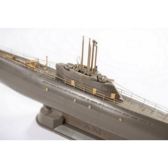 1/350 WWII German U-BOAT Type XXI Conversion set for AFV Club #SE73501 1/350 WWII German U-BOAT Type XXI Conversion set for AFV Club #SE73501