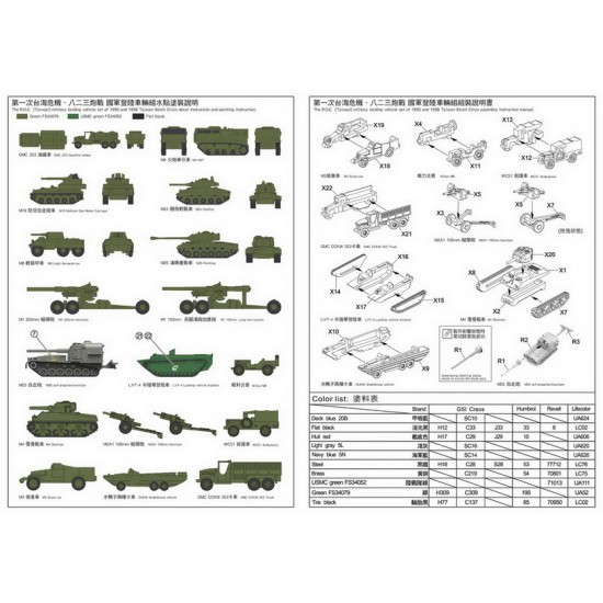 1/350 ROC LCT MK.6 & Landing Vehicle Set 1/350 ROC LCT MK.6 & Landing Vehicle Set