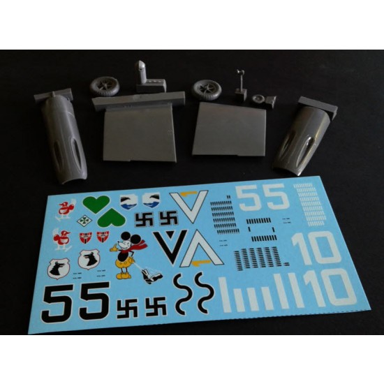 1/32 Messerschmitt Bf-109G-2 Conversion Set for Hasegawa/Revell G-6 kits 1/32 Messerschmitt Bf-109G-2 Conversion Set for Hasegawa/Revell G-6 kits