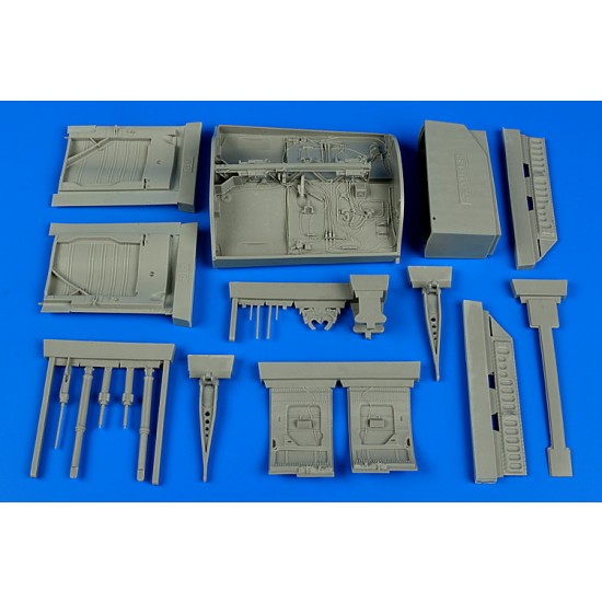 1/32 Lockheed F-104A/C Starfighter Wheel Bay for Italeri kits 1/32 Lockheed F-104A/C Starfighter Wheel Bay for Italeri kits