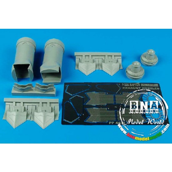 1/48 F-22A Raptor Exhaust Nozzle for Academy kit 1/48 F-22A Raptor Exhaust Nozzle for Academy kit