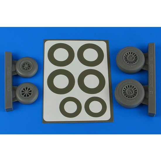 1/48 Douglas A-26B/C (B-26B/C) Invader Wheels & Paint Masking Early for ICM kits 1/48 Douglas A-26B/C (B-26B/C) Invader Wheels & Paint Masking Early for ICM kits