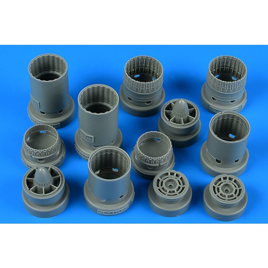 1/48 McDonnell Douglas F-4B/N/C/D & RF-4B/C Phantom II Exhaust Nozzles for Hasegawa kits 1/48 McDonnell Douglas F-4B/N/C/D & RF-4B/C Phantom II Exhaust Nozzles for Hasegawa kits