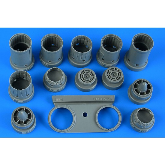 1/48 RA-5C Vigilante Exhaust Nozzles Late for Trumpeter kits 1/48 RA-5C Vigilante Exhaust Nozzles Late for Trumpeter kits