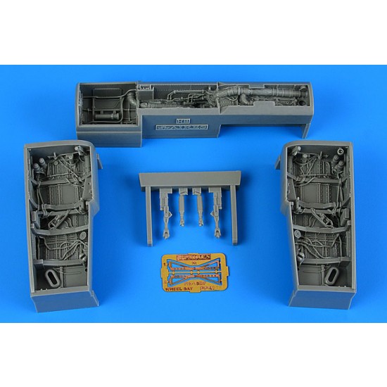 1/48 Boeing F/A-18E/F Super Hornet Wheel Bay for HobbyBoss kits 1/48 Boeing F/A-18E/F Super Hornet Wheel Bay for HobbyBoss kits
