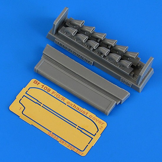 1/32 Messerschmitt Bf 109G-2/4/6/14 Exhaust for Hasegawa kits 1/32 Messerschmitt Bf 109G-2/4/6/14 Exhaust for Hasegawa kits