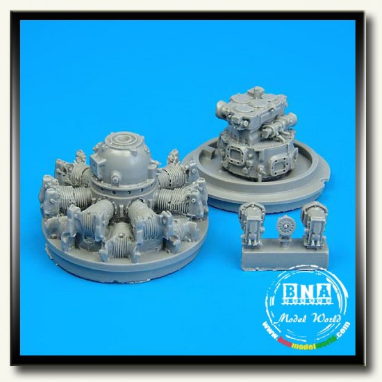 1/48 Grumman F4F-4 Wildcat Engine for Tamiya kit 1/48 Grumman F4F-4 Wildcat Engine for Tamiya kit
