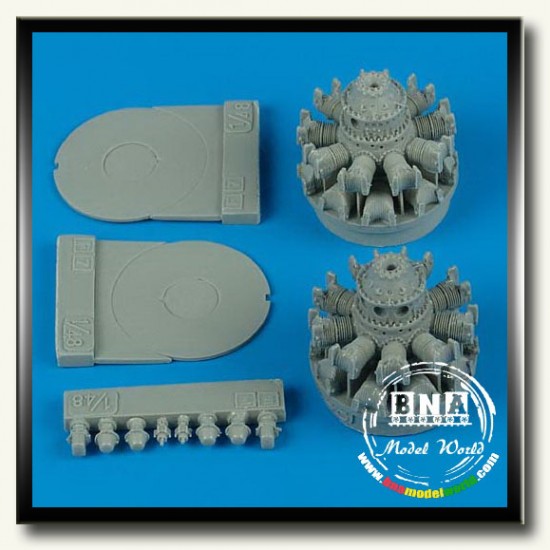 1/48 Grumman F7F Tigercat Engines for Italeri kit 1/48 Grumman F7F Tigercat Engines for Italeri kit