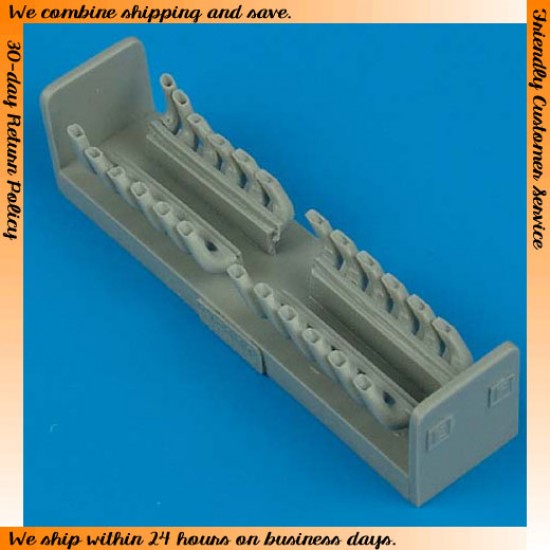 1/48 Messerschmitt Bf 110C Exhaust for Eduard kit 1/48 Messerschmitt Bf 110C Exhaust for Eduard kit