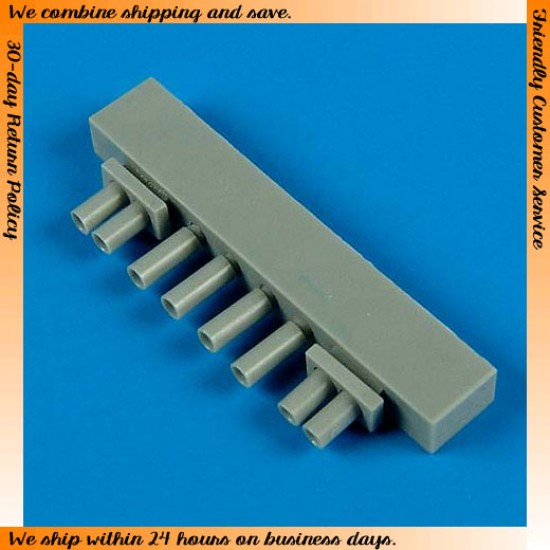 1/48 Grumman S-2E / S-2G Tracker Exhaust for Kinetic Model kits 1/48 Grumman S-2E / S-2G Tracker Exhaust for Kinetic Model kits