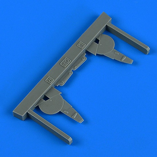 1/72 Lavochkin La-5 Undercarriage Covers for Clear Prop kits