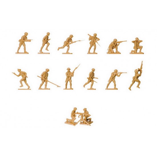 1/76 WWII British 8th Army Figures (49 parts) 1/76 WWII British 8th Army Figures (49 parts)