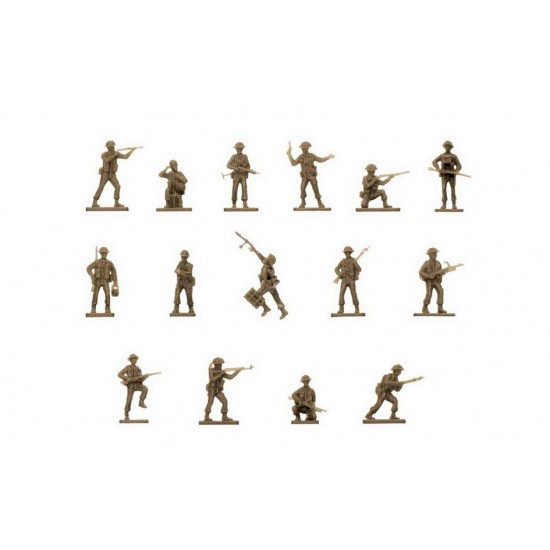 1/76 WWII D-Day British Infantry N. Europe (48 parts) 1/76 WWII D-Day British Infantry N. Europe (48 parts)