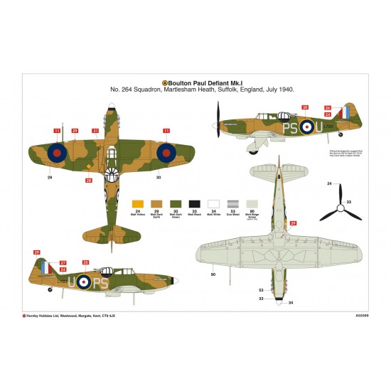 1/72 British Boulton-Paul Defiant Mk.I 1/72 British Boulton-Paul Defiant Mk.I