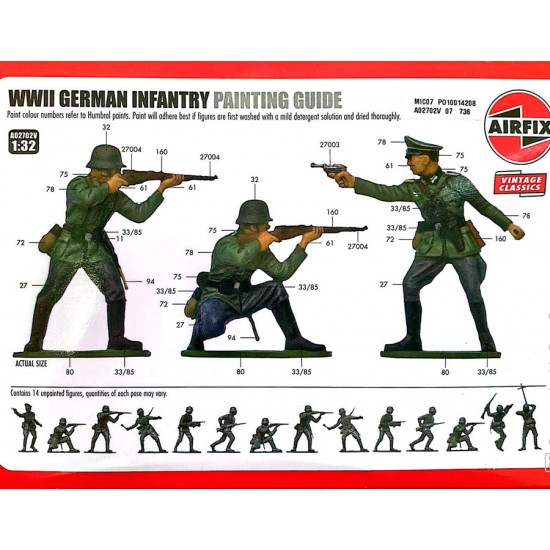 1/32 Vintage Classics - WWII German Infantry 1/32 Vintage Classics - WWII German Infantry