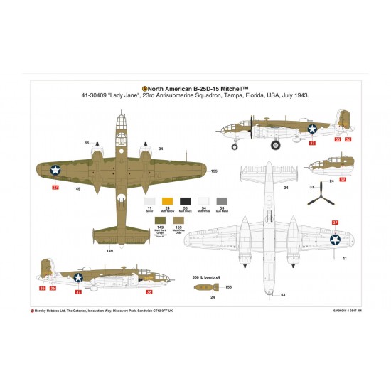 1/72 North American B-25C/D Mitchell 1/72 North American B-25C/D Mitchell