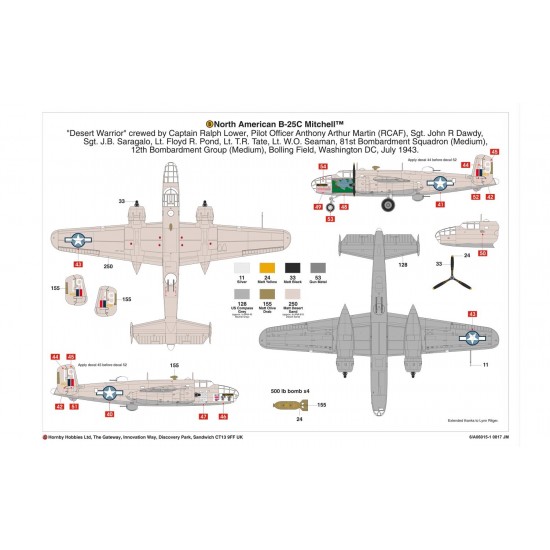 1/72 North American B-25C/D Mitchell 1/72 North American B-25C/D Mitchell