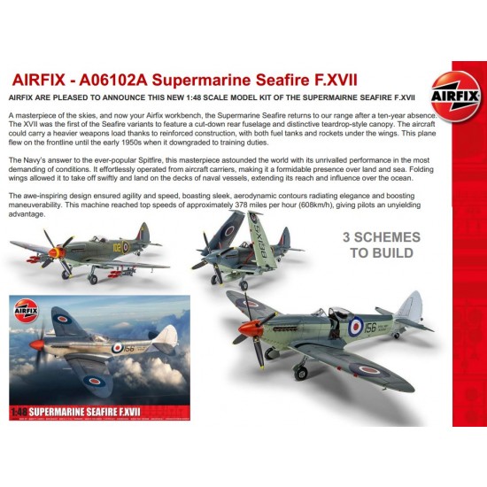 1/48 Supermarine Seafire F.XVII 1/48 Supermarine Seafire F.XVII
