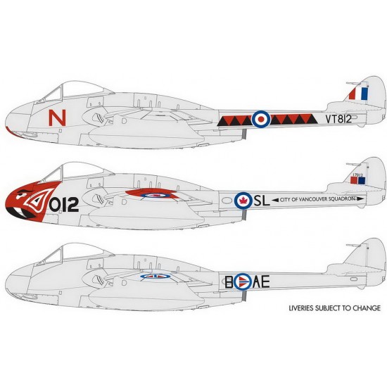 1/48 de Havilland Vampire F.3 1/48 de Havilland Vampire F.3