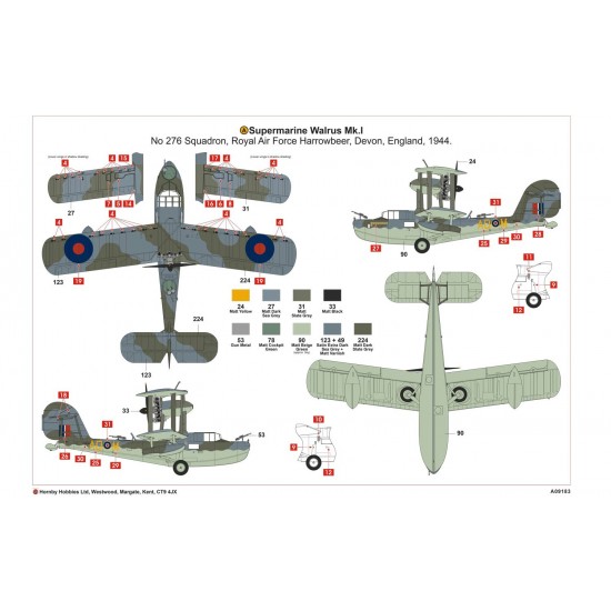 1/48 Supermarine Walrus Mk.I 1/48 Supermarine Walrus Mk.I