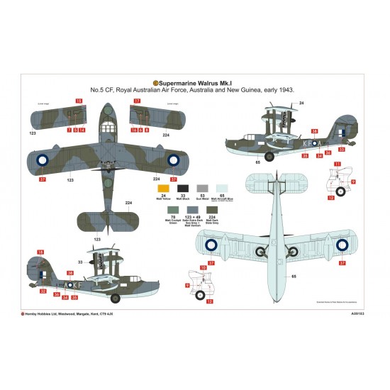 1/48 Supermarine Walrus Mk.I 1/48 Supermarine Walrus Mk.I