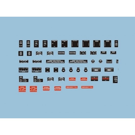 1/48 WWII Allied Cockpit Placards & Dataplates Decals 1/48 WWII Allied Cockpit Placards & Dataplates Decals