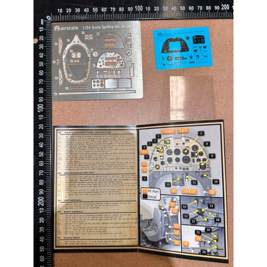1/24 Spitfire MklXc Cockpit upgrade set for Airfix kit 1/24 Spitfire MklXc Cockpit upgrade set for Airfix kit