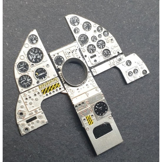 1/24 Harrier GR1 / GR3 Nickel Silver Instrument Panel for Airfix kits 1/24 Harrier GR1 / GR3 Nickel Silver Instrument Panel for Airfix kits