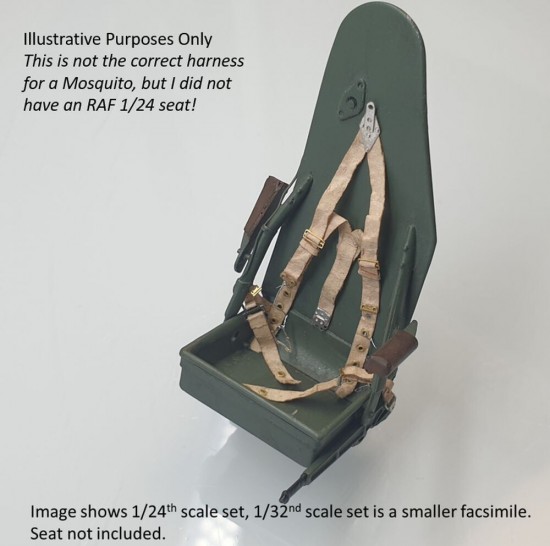 1/24 RAF Seatbelts (Sutton Harness) 1/24 RAF Seatbelts (Sutton Harness)