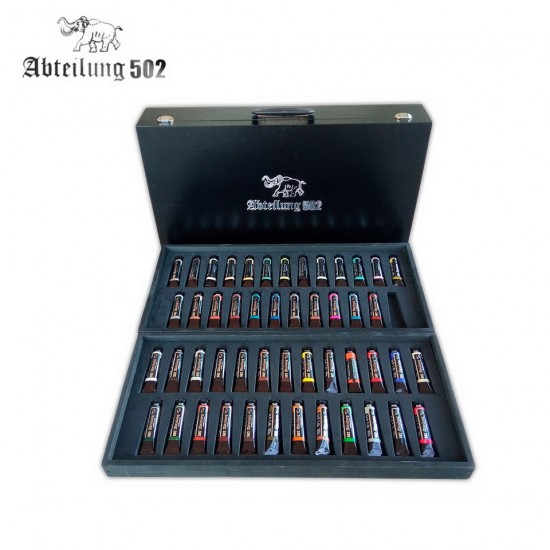 Abteilung Oils Luxury Wooden Briefcase w/49 Colours [Limited Edition]