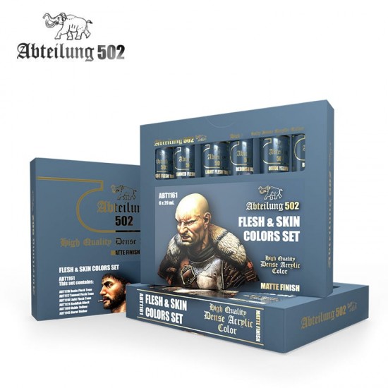 High Quality Dense Acrylic Paint Set - Flesh and Skin High Quality Dense Acrylic Paint Set - Flesh and Skin
