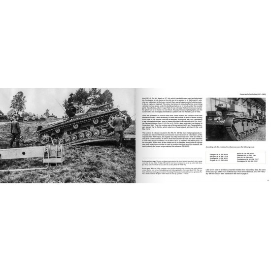 Panzerwaffe Tarnfarben: German AF Camouflage Colours & Organization 1917-45 (128 pages) Panzerwaffe Tarnfarben: German AF Camouflage Colours & Organization 1917-45 (128 pages)