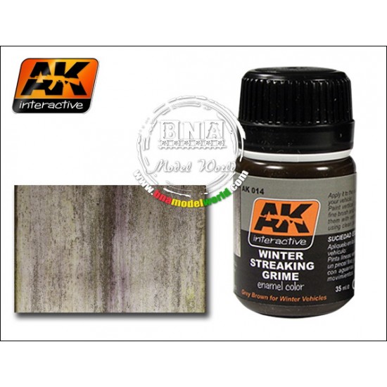 Enamel Paint - Winter Streaking Grime (Grey Brown for Winter Vehicles) 35ml Enamel Paint - Winter Streaking Grime (Grey Brown for Winter Vehicles) 35ml