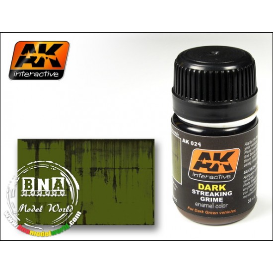 Enamel Paint - Dark Streaking Grime (for Dark Green Vehicles) 35ml Enamel Paint - Dark Streaking Grime (for Dark Green Vehicles) 35ml