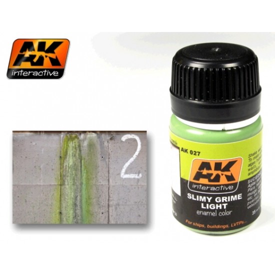 Enamel Paint - Slimy Grime Light for Ships, Walls, Doors, Buildings,LVTPs..35ml Enamel Paint - Slimy Grime Light for Ships, Walls, Doors, Buildings,LVTPs..35ml