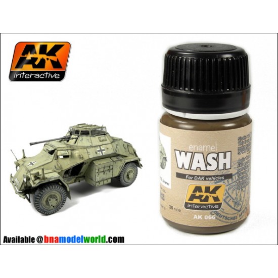 Enamel Wash - Africa Korps Wash for DAK Vehicles 35ml Enamel Wash - Africa Korps Wash for DAK Vehicles 35ml