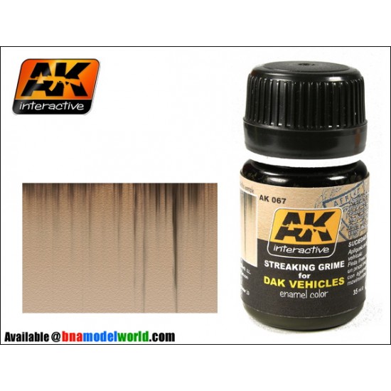 Enamel Paint - Streaking Grime for Africa Korps DAK Vehicles 35ml Enamel Paint - Streaking Grime for Africa Korps DAK Vehicles 35ml