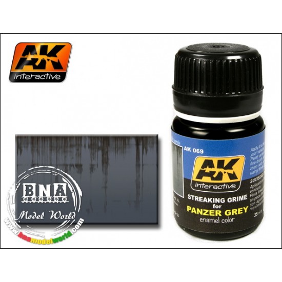 Enamel Paint - Streaking Grime Effect for Panzer Grey 35ml Enamel Paint - Streaking Grime Effect for Panzer Grey 35ml