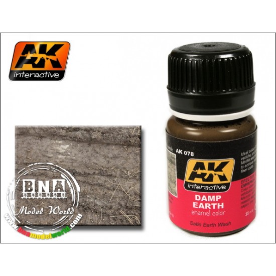 Enamel Paint - Damp Earth (Satin Earth Wash) 35ml Enamel Paint - Damp Earth (Satin Earth Wash) 35ml