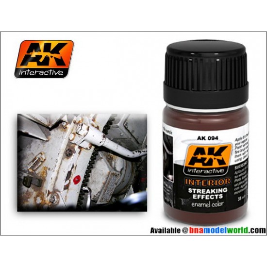 Enamel Paint - Streaking Grime for Light Coloured Vehicle Interiors (35ml) Enamel Paint - Streaking Grime for Light Coloured Vehicle Interiors (35ml)