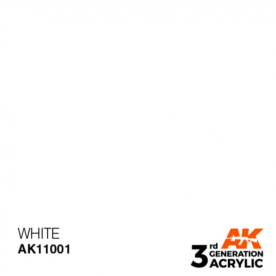 Acrylic Paint (3rd Generation) - White (Intense Colours, 17ml) Acrylic Paint (3rd Generation) - White (Intense Colours, 17ml)